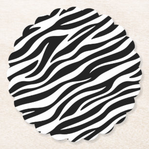 Zebra Stripes Seamless Pattern Animal Print-60492 Untersetzer