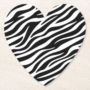 Zebra Stripes Seamless Pattern Animal Print-60492 Untersetzer