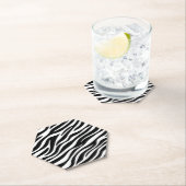 Zebra Stripes Seamless Pattern Animal Print-60492 Untersetzer (Vor Ort)