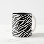 Zebra Stripes Seamless Pattern Animal Print-60492 Zweifarbige Tasse (VorderseiteRechts)