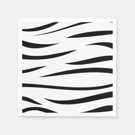 Zebra Stripes Serviette (Vorderseite)