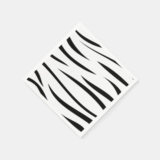 Zebra Stripes Serviette (Ecke)