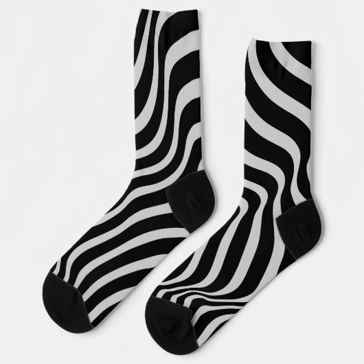 Zebra Stripes Socks - Zebra Socks Socken (Linkes Detail)