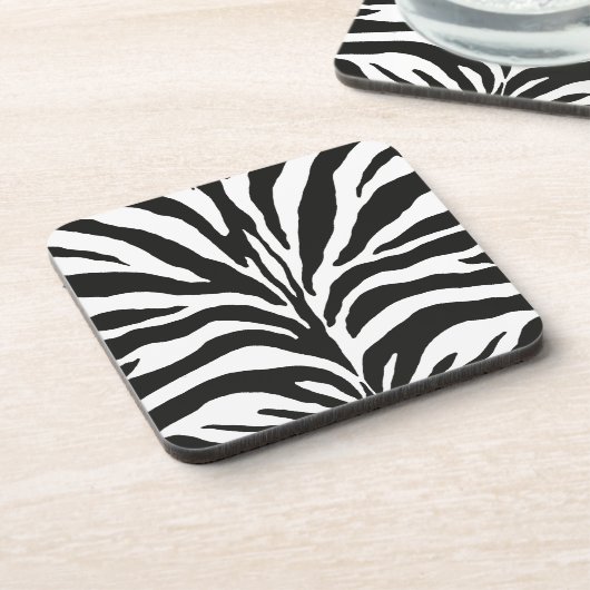 Zebra Stripes Untersetzer (Linke Seite)