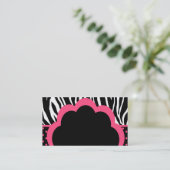 Zebra Stripes Visitenkarten Visitenkarte (Stehend Vorderseite)