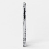 Zebra Stripes White Diamond iPhone 4 Fall Case-Mate iPhone Hülle (Hinten/Links)