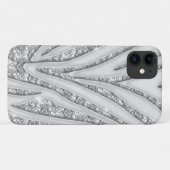 Zebra Stripes White Diamond iPhone 4 Fall Case-Mate iPhone Hülle (Rückseite (Horizontal))
