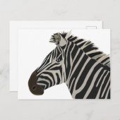 Zebra Stripes Wildtier Postkarte (Vorne/Hinten)