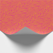 Zebra Striping in beliebige Farben Geschenkpapier (Ecke)