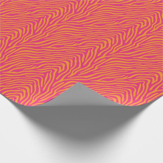 Zebra Striping in beliebige Farben Geschenkpapier (Ecke)