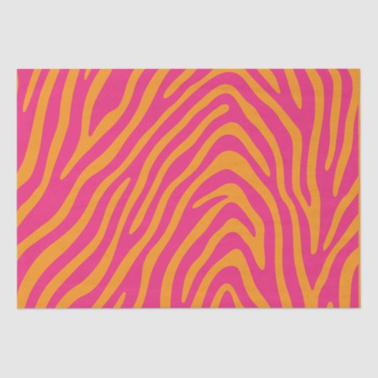 Zebra Striping in beliebige Farben Seidenpapier (Vorderseite)