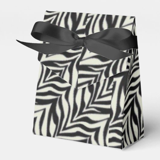 Zebra Stripped Custom Gevor Box Geschenkschachtel (Vorderseite)