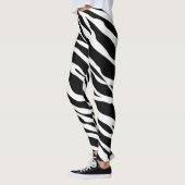 Zebra Strips Muster Print Leggings (Links)