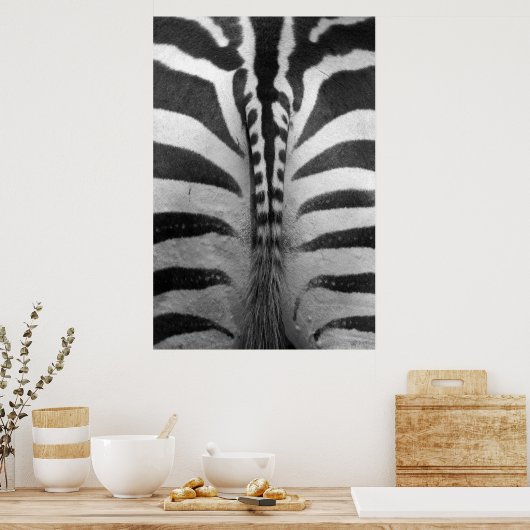 Zebra Strips Poster (Küche)