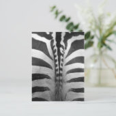 Zebra Strips Postkarte (Stehend Vorderseite)