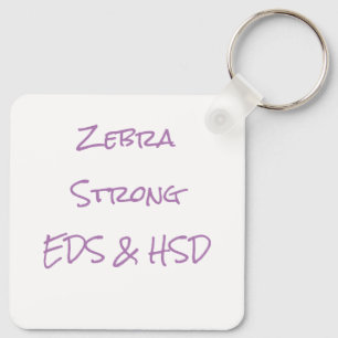 Zebra Strong Metal Circle Schlüsselanhänger, 2" Sc Schlüsselanhänger