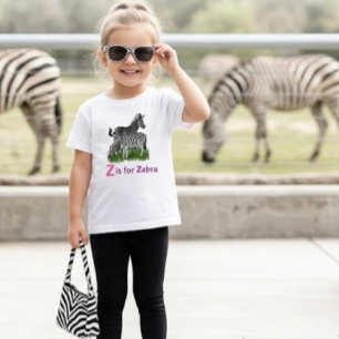Zebra Süße Tier Girls T-Shirt