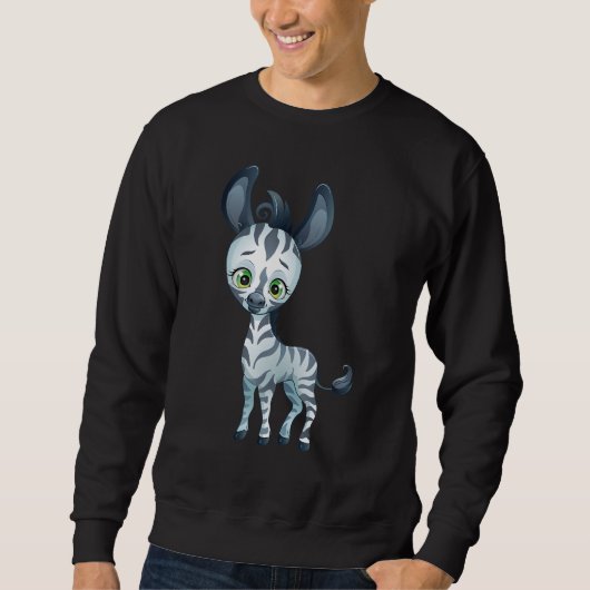Zebra Sweatshirt (Vorderseite)