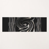 Zebra Swirl Design Yogamatte (Vorderseite (Horizontal))