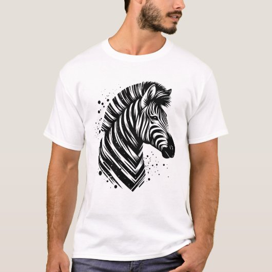 Zebra T-Shirt (Vorderseite)