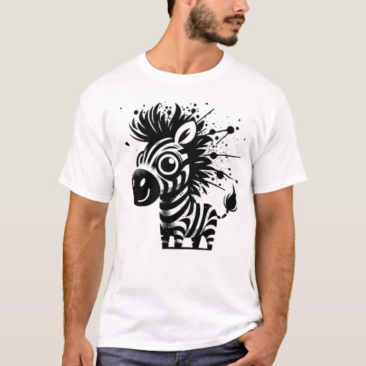 Zebra T-Shirt (Vorderseite)