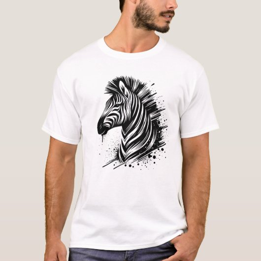 Zebra T-Shirt (Vorderseite)
