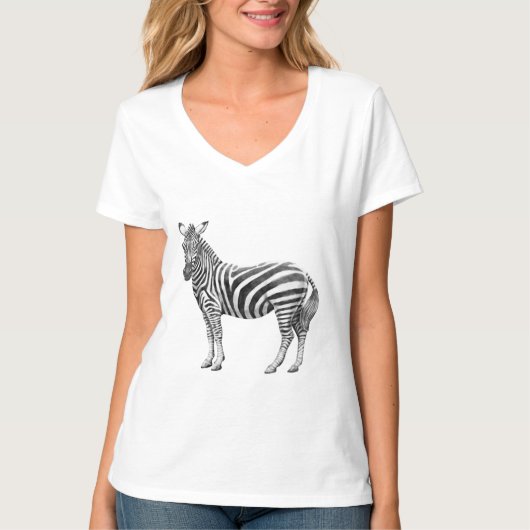 Zebra T - Shirt (Vorderseite)