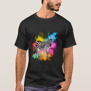 Zebra-T-Shirt für Männer In Afrika Tier Wild Zoo H T-Shirt