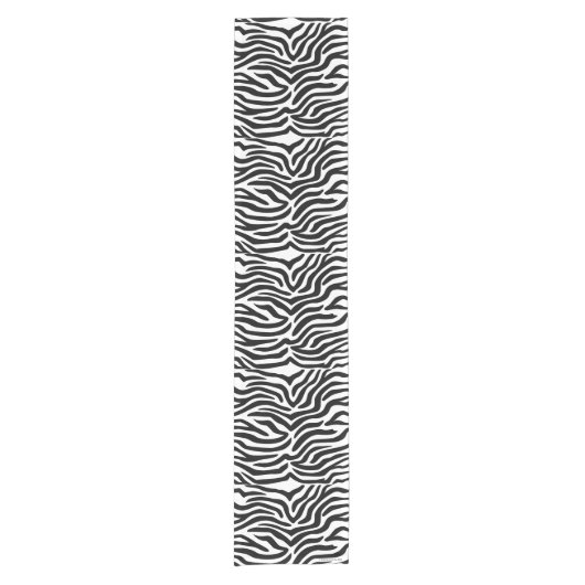 Zebra Table Runner Kurzer Tischläufer (Vorderseite)