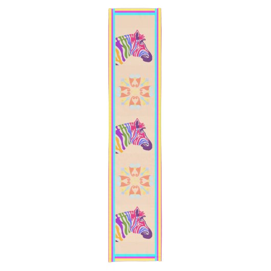 Zebra Table Runner Kurzer Tischläufer (Vorderseite)