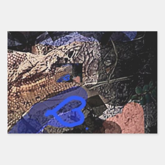 Zebra tail butterfly geschenkpapier set (Vorderseite 2)