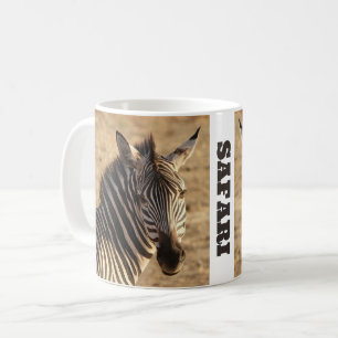Zebra, Tansania Savannah, Safari Kaffeetasse