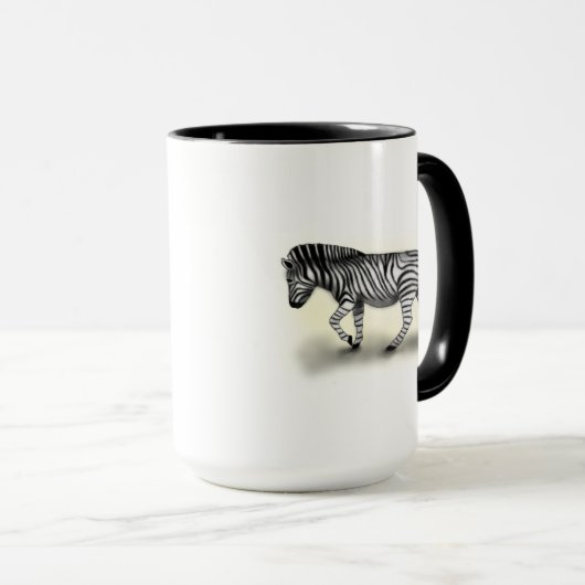 ‚Zebra‘ Tasse (VorderseiteRechts)