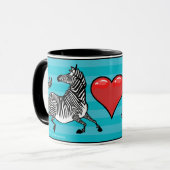 Zebra Tasse 2 (Vorderseite Links)