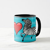 Zebra Tasse 2 (VorderseiteRechts)