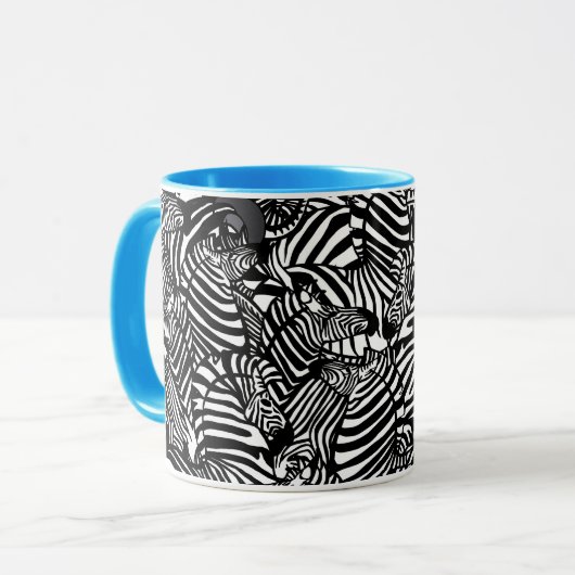Zebra Tasse 4 (Vorderseite Links)