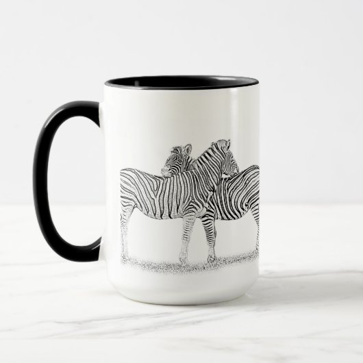 Zebra-Tasse - Afrika-Reihe Tasse (Links)