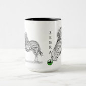 Zebra-Tasse - Afrika-Reihe Tasse (Zentrum)