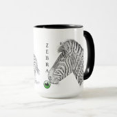 Zebra-Tasse - Afrika-Reihe Tasse (VorderseiteRechts)
