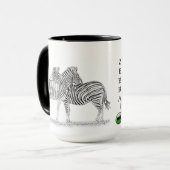 Zebra-Tasse - Afrika-Reihe Tasse (Vorderseite Links)
