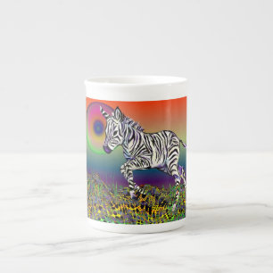 Zebra-Tasse Porzellantasse