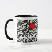 Zebra-Tasse Tasse (Links)