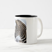 Zebra-Tasse Zweifarbige Tasse (VorderseiteRechts)