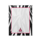 Zebra Teacher Notepad Notizblock (Rotiert)