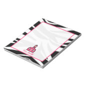 Zebra Teacher Notepad Notizblock (Rotiert)