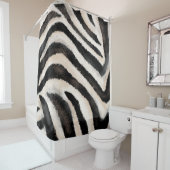 Zebra Texture: Hand Zeichnend, afrikanisch. Duschvorhang (Beispiel)