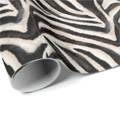 Zebra Texture: Hand Zeichnend, afrikanisch. Geschenkpapier (Rolleneckpunkt)