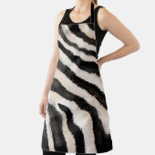 Zebra Texture: Hand Zeichnend, afrikanisch. Schürze (InSitu)