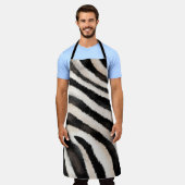 Zebra Texture: Hand Zeichnend, afrikanisch. Schürze (Getragen)