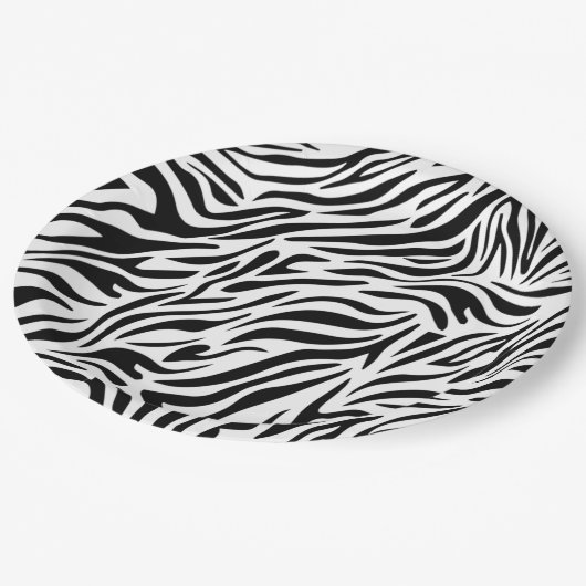Zebra Theme Paper Teller für Party (Schrägansicht)